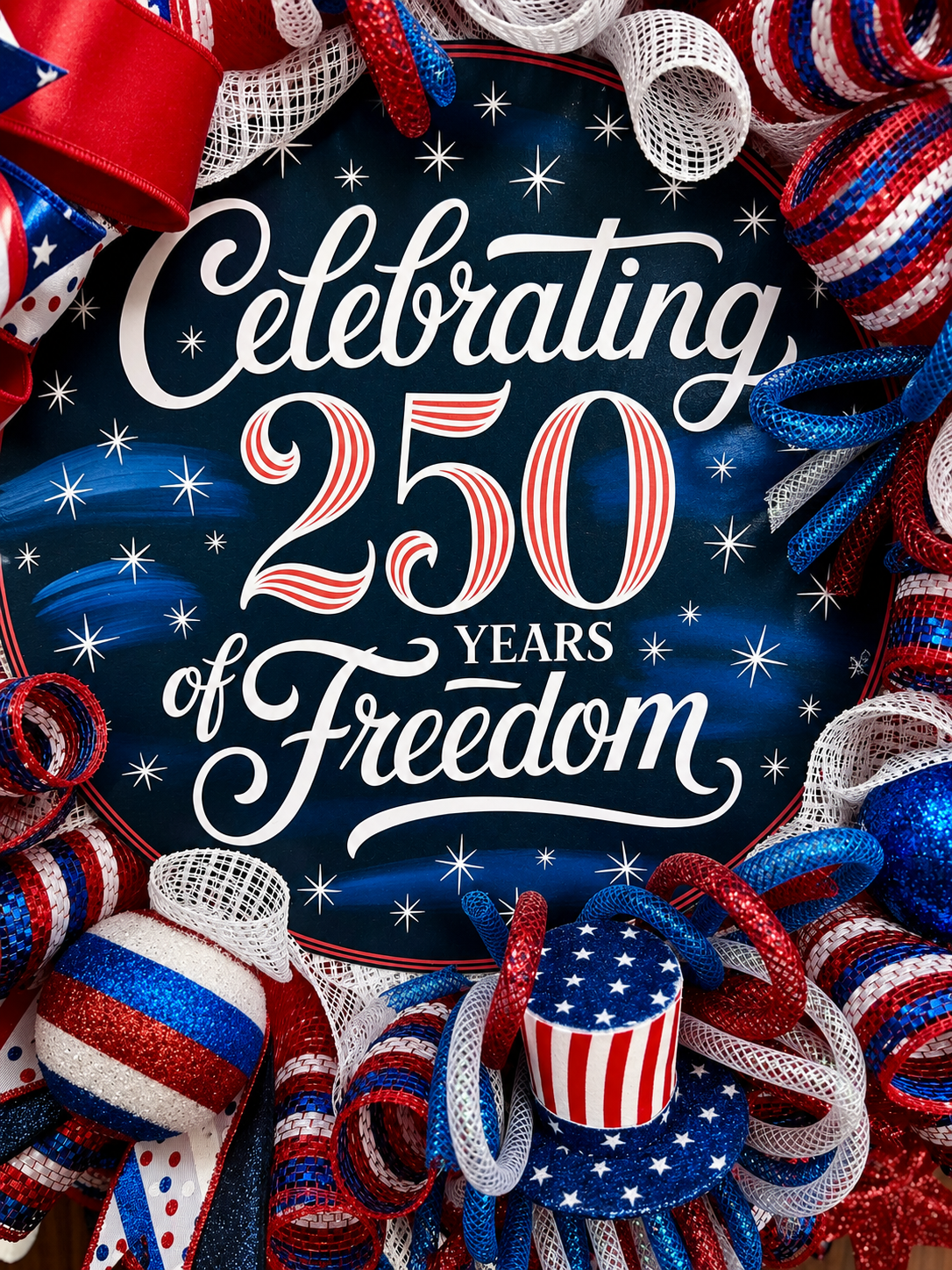 250 Years of Freedom Wreath