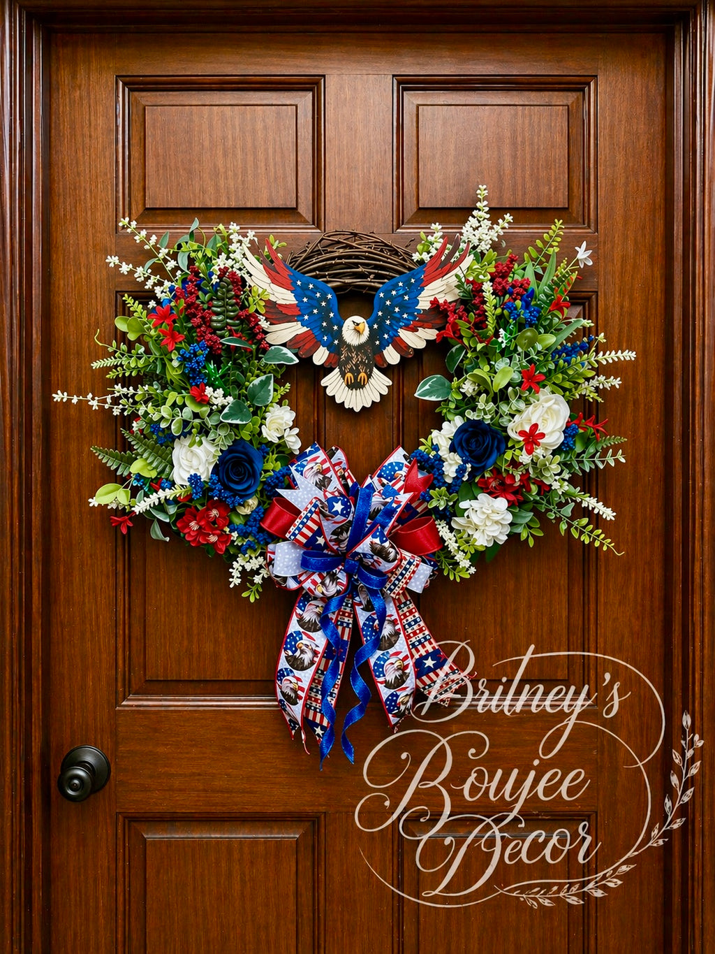 Patriotic Eagle Wreath