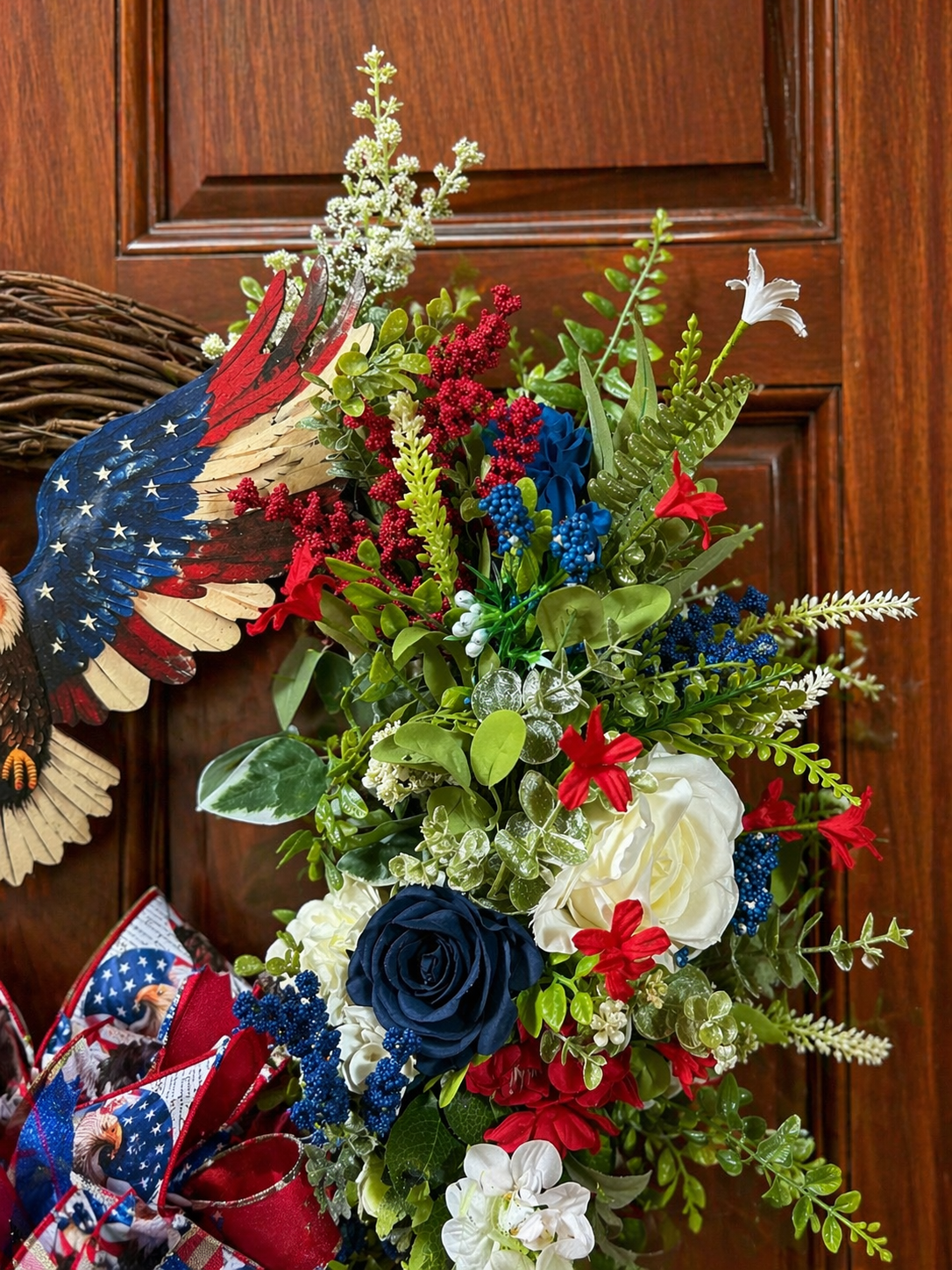 Patriotic Eagle Wreath